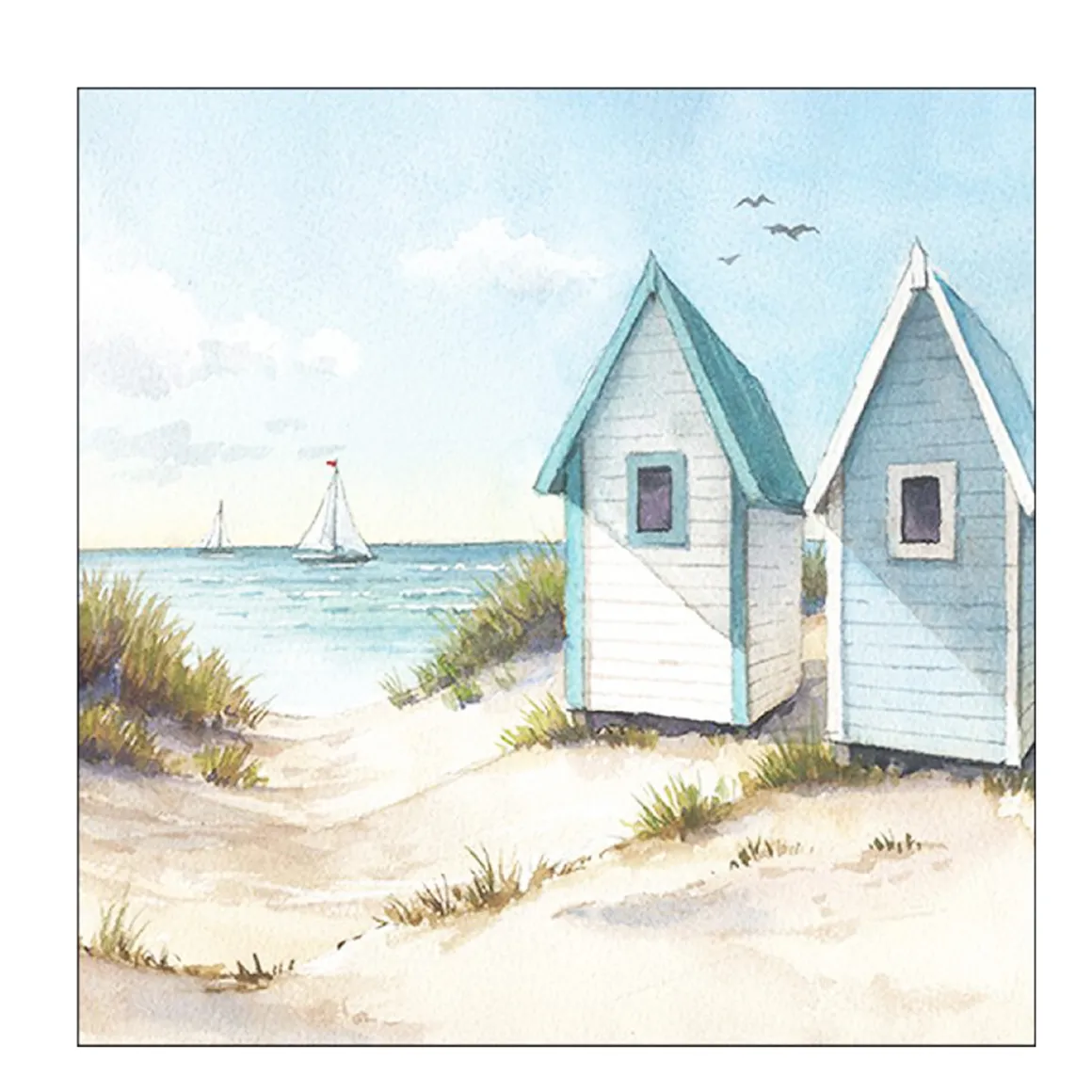 Ambiente Papierservietten Strand, Sunny Beach, 33x33cm