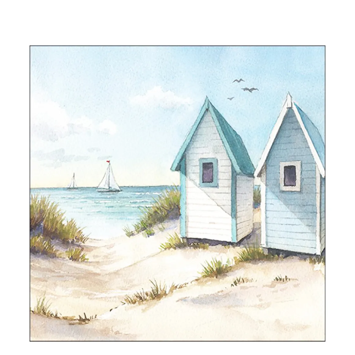 Ambiente Papierservietten Strand, Sunny Beach, 33x33cm