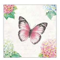 Ambiente Papierservietten Schmetterling, Butterfly Poem, 33x33cm