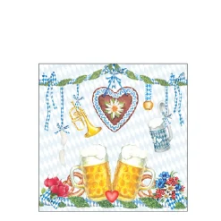 Ambiente Papierservietten Bier, Bierzelt, 25x25cm