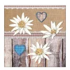 Ambiente Papierservietten Edelweiß rustikal, 33x33cm
