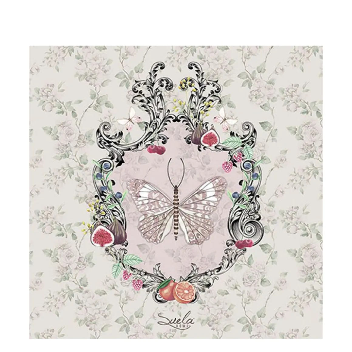 Ambiente Papierservietten Schmetterling Lenore, 33x33cm