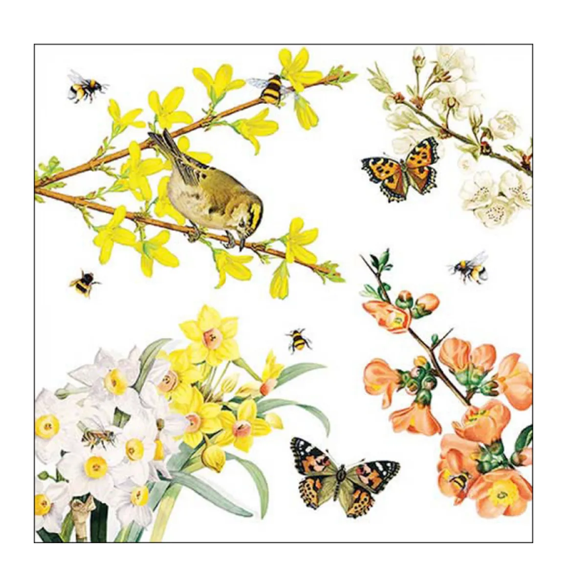 Ambiente Papierservietten, Frühlingserwachen, 33x33cm