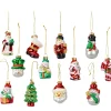 Baumschmuck Weihnachtsfiguren Mix, bunt, 8cm, Kaemingk