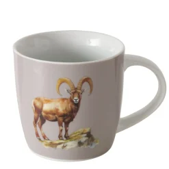 Becher Steinbock Poldie, Porzellanbecher mit Henkel, 330ml, Boltze Home Collections