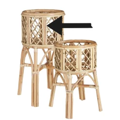 Deko Blumenständer Soto, 64x40cm, Ratan