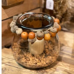 Deko Eichelkranz, Ø18cm, zum Hängen