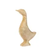 Deko Gans Naturholz, Holzgans natur sägerau, 45cm, WMG Grünberger