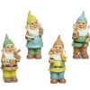 Deko Gartenzwerg, lustige Gartenzwerge in 4 verschiedenen Ausführungen, 20cm