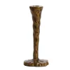 Deko Kerzenständer Bronze Antik, Rustikaler Kerzenhalter im Antik-Look, 20cm, Light & Living