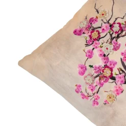 Deko Kissen Hirsch Fleury, Hirsch mit Kirschblüten, 45x45cm, Mars & More