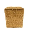 Deko Korb Seegras, Bastkorb Seegras mit Deckel, 34x34cm, DIJK Natural Collections