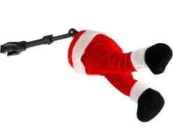 Deko lustige Weihnachtsmann-Beine für Baumdeko, 34cm