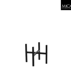 Deko Pflanzenständer, Ascot schwarz, 16cm, Mica