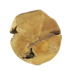 Deko Pilz Teak Rustikal, Holzpilz Teak Natur, 28x30cm, DIJK Natural Collections