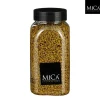 Deko Steine Granulat hellbraun, 2-3mm, 650ml, Mica Decorations