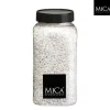 Deko Steine Granulat weiß, 2-3mm, 650ml, Mica Decorations