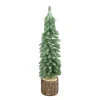 Deko Tannenbaum, Tannenbaum auf Holzfuß, 40cm, Naturholz/PE