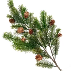 Deko Tannenzweig mit Zapfen 64cm