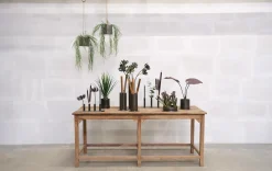 Deko Vase Fred, massive Metallvase used look, 25cm, Trademark Living