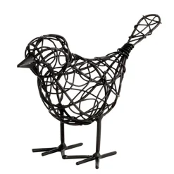 Deko Vogel Mash, Eisenvogel aus Drahtgeflecht, 14x20cm, WMG Grünberger