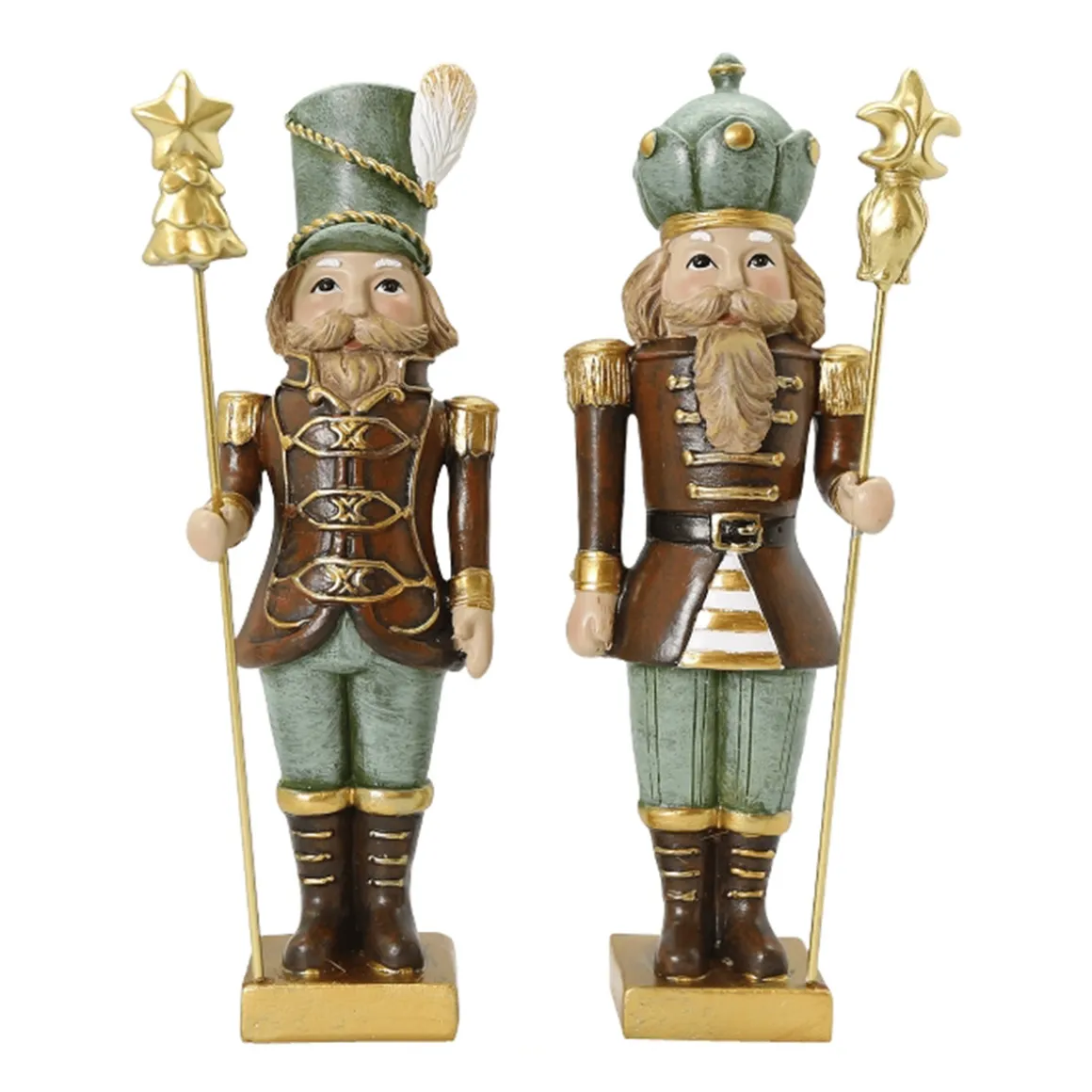 Deko Weihnachtssoldat Lilian, stattlicher Soldat mit Zepter, 23cm