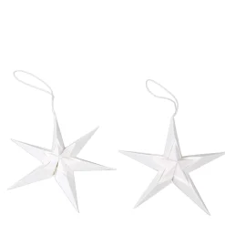 Deko Weihnachtsstern weiß, Papierstern weiß, Ø15cm