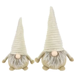 Deko Wichtel, Weihnachtswichtel beige, 54cm