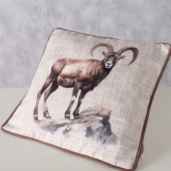 Deko Kissen Steinbock Poldie, 45x45cm, Boltze Home Collections