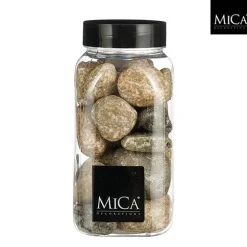 Deko Steine groß beige, 40-50mm, 650ml, Mica Decorations