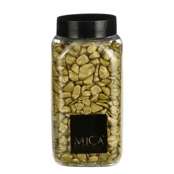 Deko Steine Marbles gold, 9-13mm, 650ml, Mica Decorations