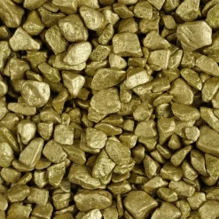 Deko Steine Marbles gold, 9-13mm, 650ml, Mica Decorations
