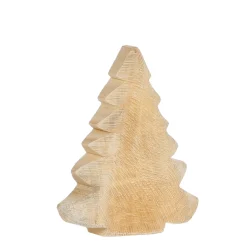Deko Tannenbaum Natur, Tanne aus Naturholz sägerau, 22cm, WMG Grünberger