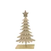 Edler Tannenbaum Weihnachten, goldener Weihnachtsbaum mit Pailletten und Weihnachtsstern, 40cm