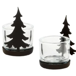 Eisen Windlicht Tannenbaum, 10cm, WMG Grünberger