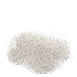 Engelshaar gelockt silber, Lametta gelockt, 15gr Beutel