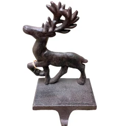 Garderobe Hirsch, Metallhirsch mit Haken und kleiner Ablagefläche, 13x20cm, DIJK Natural Collections