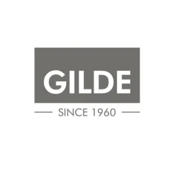 Geldbeutel Hirsch, Portemonnaie aus Filz mit Hirsch, Klippverschluß, helles grau, 10x10cm, Gilde Handwerk