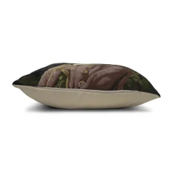 Gobelin Kissen Hirsch, Baron Hirsch rose, 45x45cm, Mars & More