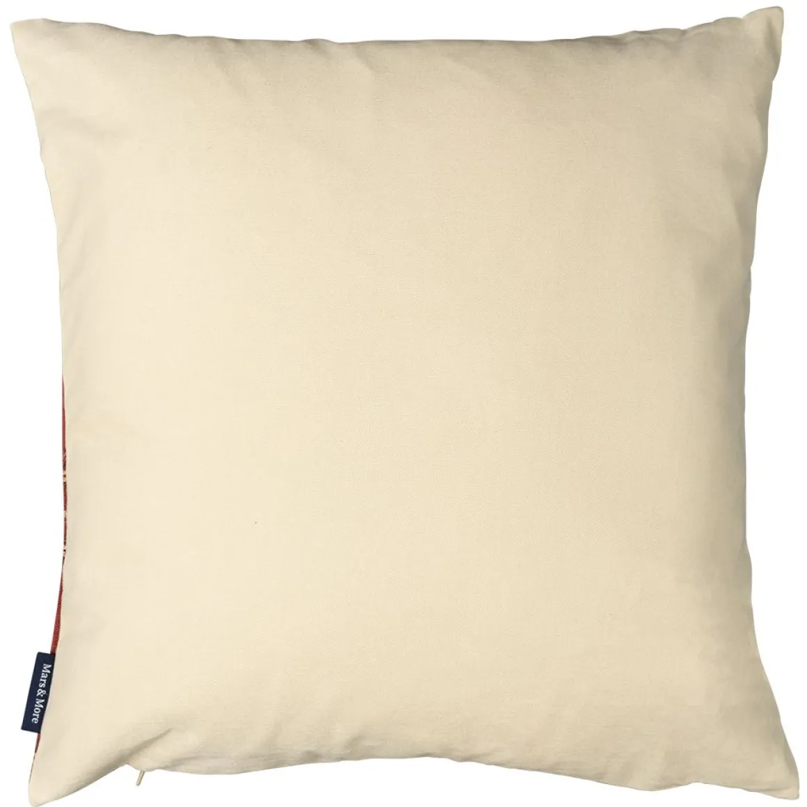 Gobelin Kissen Hirsch, Hirsch Tartan im Kranz, grün kariert, 45x45cm, Mars & More