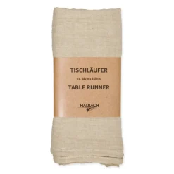 Halbach Tischläufer linen, Baumwoll-Optik, 44cmx160cm