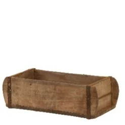 Holzkiste Ziegelform, Holzkasten Antik-look, 32x14cm