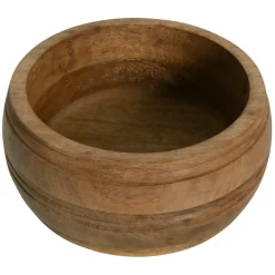 Holzschüssel rund, Schüssel aus Mangoholz, 20x9cm, Mars & More