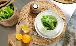 Holzschüssel rund, Schüssel aus Mangoholz, 20x9cm, Mars & More