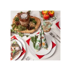 Home Fashion Papierservietten Weihnachten Pinien, Pine and more, 33x33cm