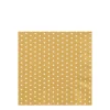 Home Fashion Papierservietten Weihnachtssterne, Mini Stars gold, 25x25cm