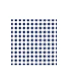 Home Fashion Papierservietten Karo blau, blau-weiß kariert, 25x25cm