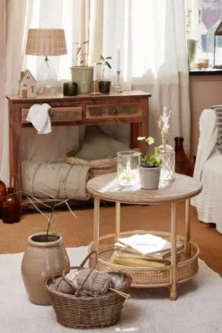 Kerzenhalter Glas mit Einsatz für 2,2cm Kerze, 15x12cm, Ib Laursen