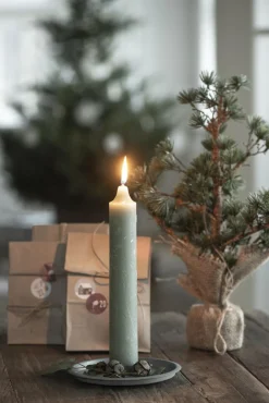 Kerzenhalter Simplycity, Zink Kerzenhalter, Teelichthalter grau used look, Ø15cm, Ib Laursen