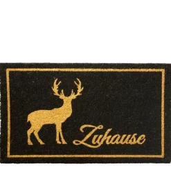 Kokos Fußmatte Hirsch, Hirsch Zuhause, 75x45cm, Mars & More